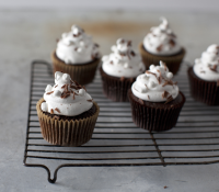 Hot Chocolate Cupcakes Recipe | Real Simple image