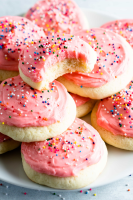 Soft Sugar Cookies with Buttercream Frosting - Season of ... image