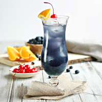 Hungry Couple: Blue Hurricane Cocktail image