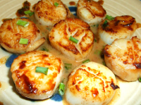 PAN-SEARED SEA SCALLOPS in Herb Butter Wine Sauce | Just A ... image