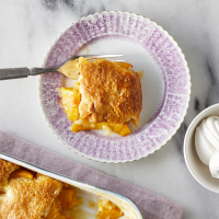 Easy Peach Cobbler Dump Cake Recipe | EatingWell image