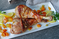 Baked Turkey Legs Recipe | Just A Pinch image
