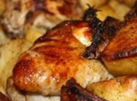 Baked Onion Chicken, Grandma's | Just A Pinch Recipes image