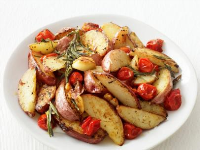 Roasted Potatoes and Tomatoes Recipe | Food Network ... image