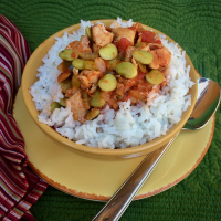 Creole Chicken Stew with Baby Lima Beans | Allrecipes image