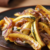 Roasted Delicata Squash & Onions Recipe | EatingWell image
