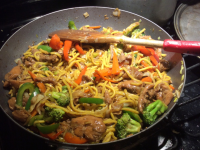 STIR FRY CHICKEN WITH NOODLES RECIPES