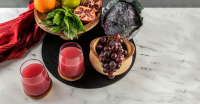 Pomegranate Pear Juice Recipe | Goodnature image