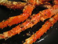 Garlic Butter Baked Crab Legs Recipe | How to Bake Crab ... image