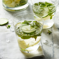Lemon, Cucumber & Mint Infused Water Recipe | EatingWell image