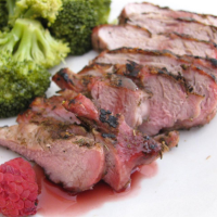 Pork Chops with Raspberry Sauce Recipe | Allrecipes image