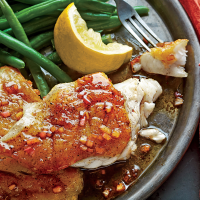 Pan-Seared Grouper with Balsamic Brown Butter Sauce Recipe image