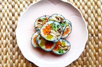 Korean Vegetarian Kimbap | Asian Inspirations image