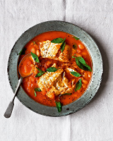 One-pan tomato fish chowder - delicious. magazine image