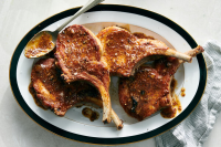 Pork Chops With Jammy-Mustard Glaze Recipe - NYT Cooking image
