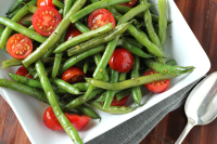 Green Beans with Cherry Tomatoes Recipe - Food.com image