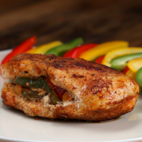 Healthy Fajita-Stuffed Chicken Recipe by Tasty image