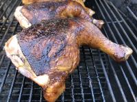 How to Smoke Chicken Leg Quarters on a Weber Charcoal ... image