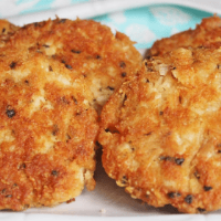 Crispy Chicken Cakes || Low Carb and THM - My Table of ... image