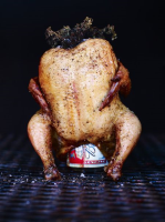 Beer butt chicken | Chicken recipes | Jamie Oliver recipes image