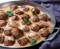 Swedish Meatballs in Sour Cream Sauce Recipe with Sour ... image