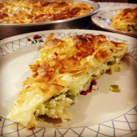 Albanian Spinach Pie (Byrek Me Spinaq or Pite) Recipe ... image