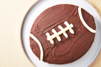 Best Football Cake Recipe - How To Make Football Cake image