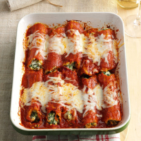 Make-Ahead Spinach Manicotti Recipe: How to Make It image