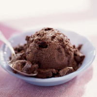 Chocolate Fudge Brownie Ice Cream Recipe | MyRecipes image