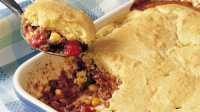 Tamale Pot Pie Recipe - BettyCrocker.com image