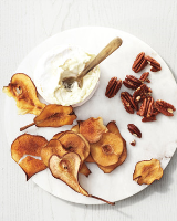 Slow-Roasted Pear Chips Recipe | Martha Stewart image