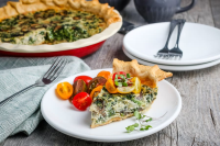 How To Make Spinach Quiche | Healthy Delicious image