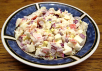 Crab Salad Recipe With Imitation Crab Or Canned Crab Meat ... image
