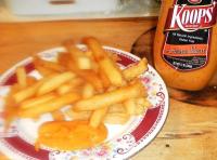 RE-FRIED AT HOME RESTAURANT FRENCH FRIES! | Just A Pinch ... image