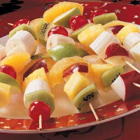 Christmas Fruit Kabobs Recipe: How to Make It image