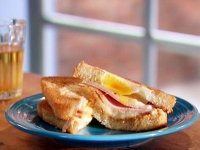 Egg in a Hole Grilled Cheese : Recipes : Cooking Channel ... image