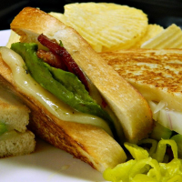 Bacon, Avocado, and Pepperjack Grilled Cheese Sandwich ... image