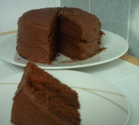 Naughty Chocolate Fudge Cake | BBC Good Food image