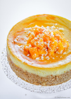 Mango Cheesecake Recipe | ChefDeHome.com image