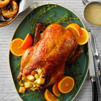 Duck with Orange Hazelnut Stuffing Recipe: How to Make It image
