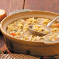 Chunky Chicken Noodle Soup Recipe: How to Make It image