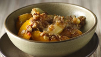 APPLE AND PEACH CRUMBLE RECIPES