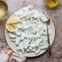 Cucumber-Yogurt Salad Recipe | EatingWell image