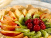 Fresh Fruit Tart with Shortbread Crust | Just A Pinch Recipes image