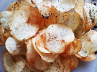 Easy Potato Chips Recipe - Masala Sugar image