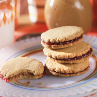 Peanut Butter-and-Jelly Sandwich Cookies Recipe | Health.com image