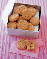 Crunchy Peanut-Butter Cookies Recipe | Martha Stewart image