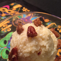 Couscous Pudding with Caramelized Pecans Recipe | Allrecipes image