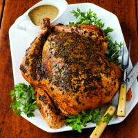 Barbecued Turkey with White Wine Gravy | Poultry Recipes ... image