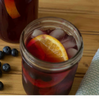 Detox Blueberry Lemon Ginger Iced Tea - Everyday Eileen image